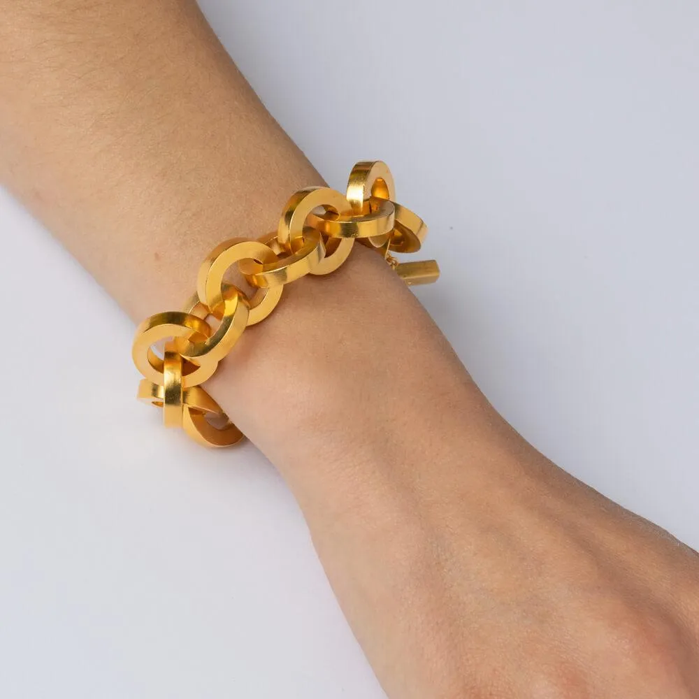 E 460 - Big Circle Chain Bracelet