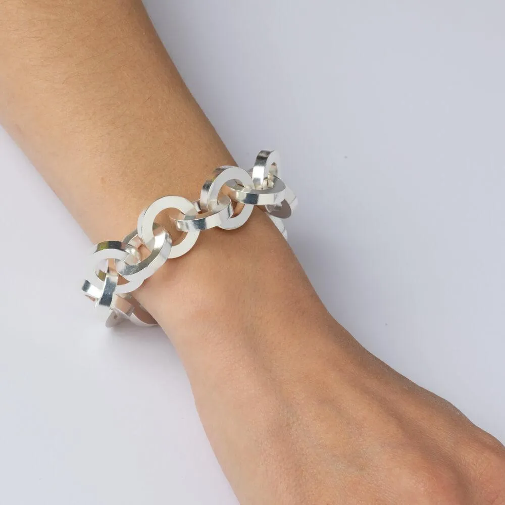 E 460 - Big Circle Chain Bracelet