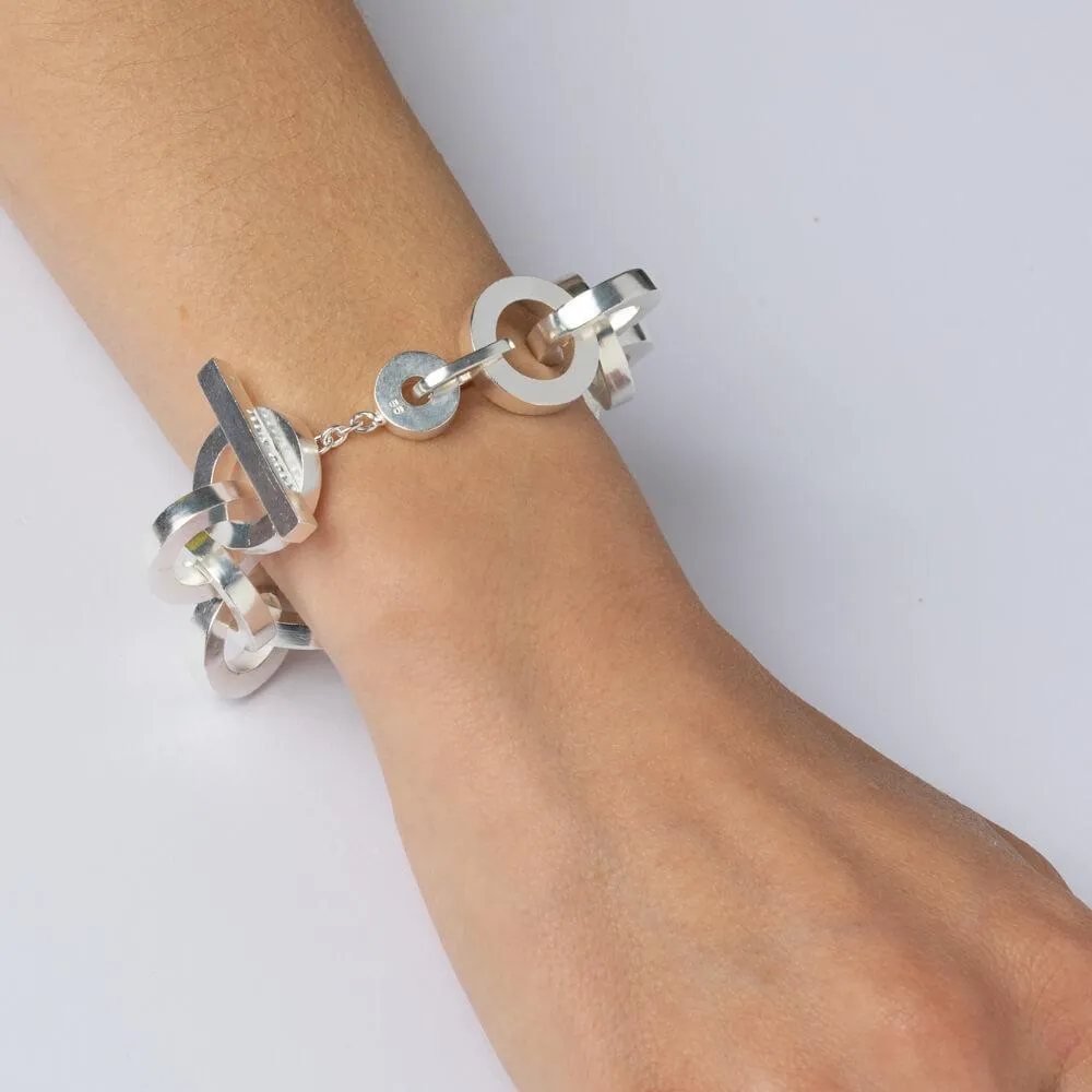 E 460 - Big Circle Chain Bracelet