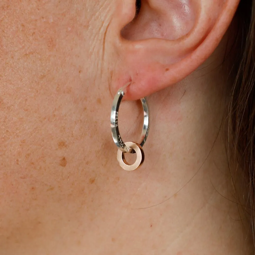 E 648 - Medium Hoop Earring