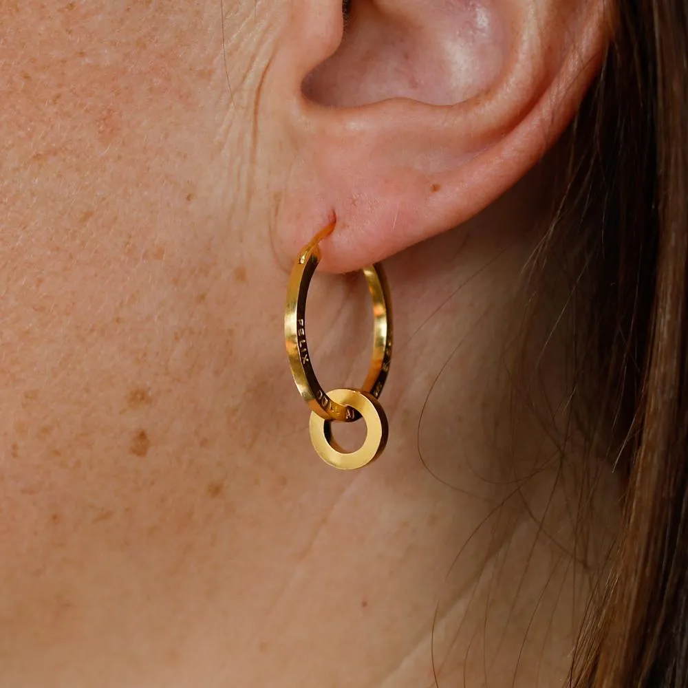 E 648 - Medium Hoop Earring