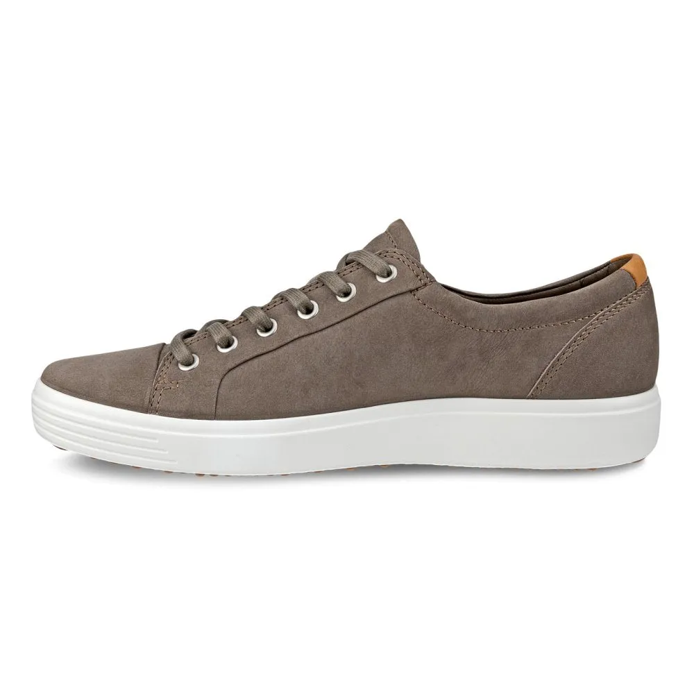 Ecco Men's Soft 7 Lace-Up - Dark Clay/Lion