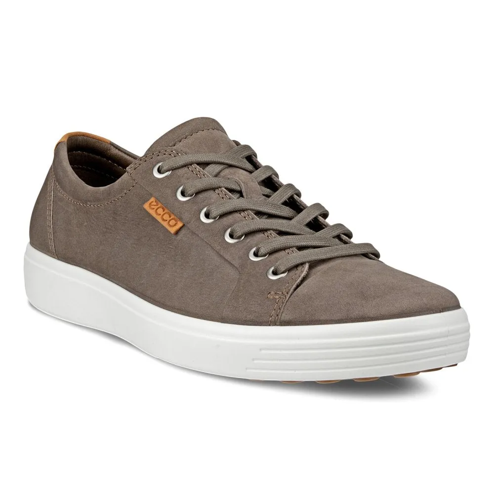 Ecco Men's Soft 7 Lace-Up - Dark Clay/Lion