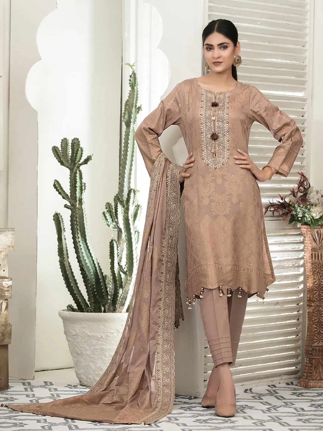 Embroidered Banarsi Lawn