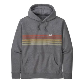 Felpa Patagonia Line Logo Ridge Stripe Uprisal Grigio