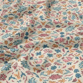 Floral Ecovero Rayon Fabric in Moments