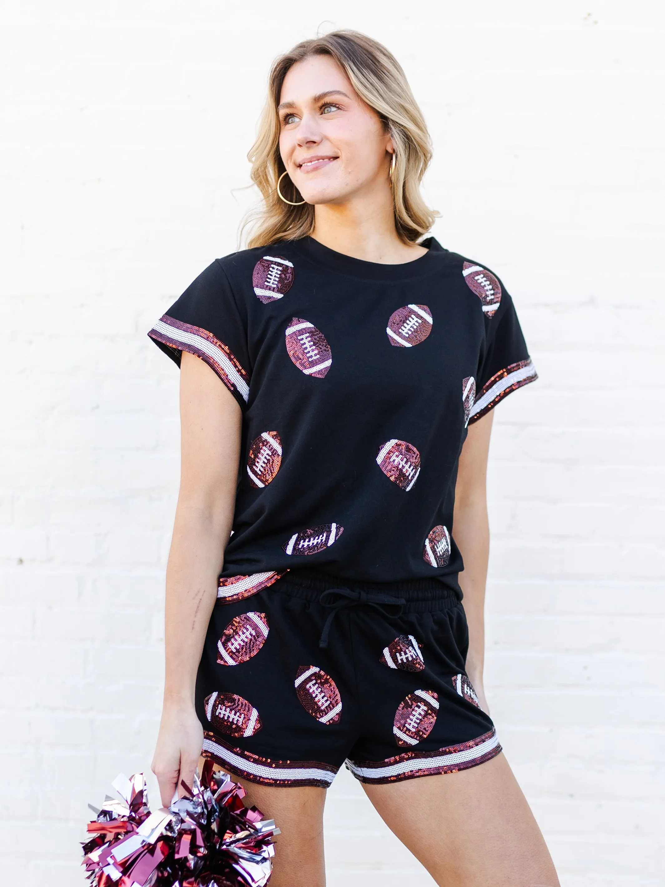 Ginny Shorts | Garnet   Black