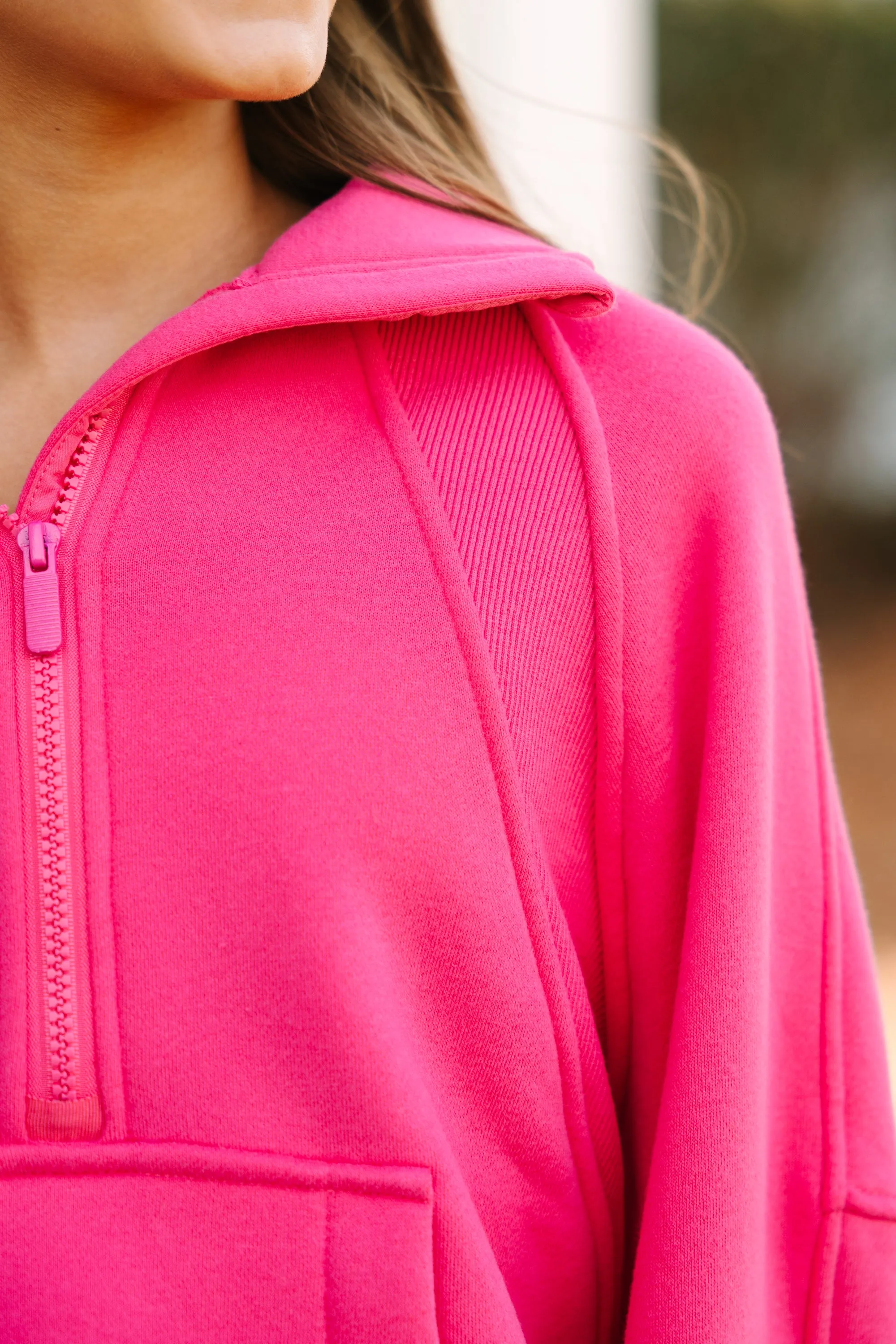 Girls: Always Direct Fuchsia Pink Pullover