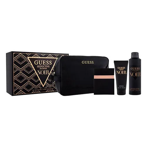 Guess Seductive Noir Men 4Pc Gift Set for Men by Guess