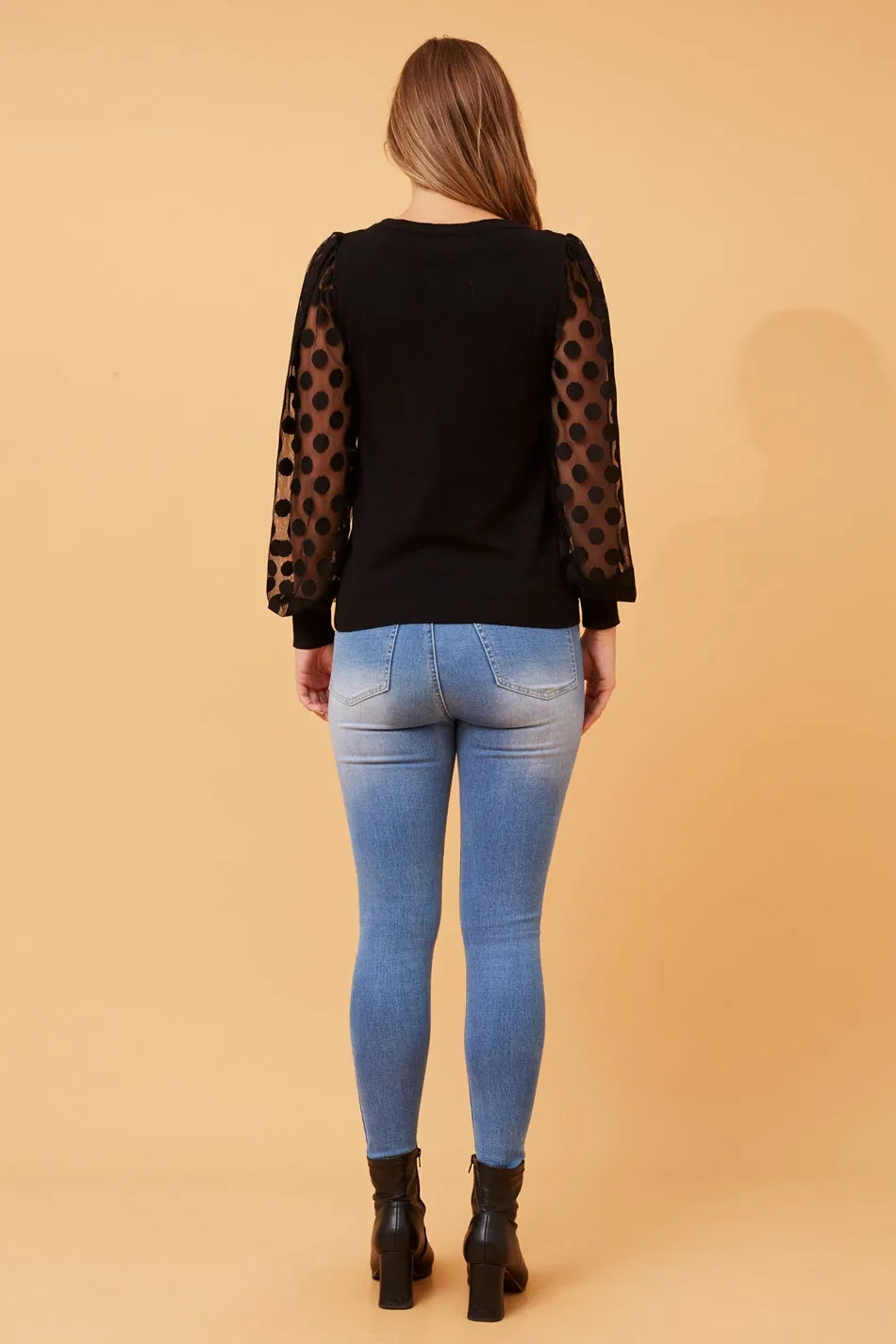 HENRIETTA POLKA DOT KNIT JUMPER