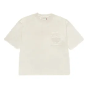 HONOR THE GIFT EMBROIDERED POCKET TEE-BONE