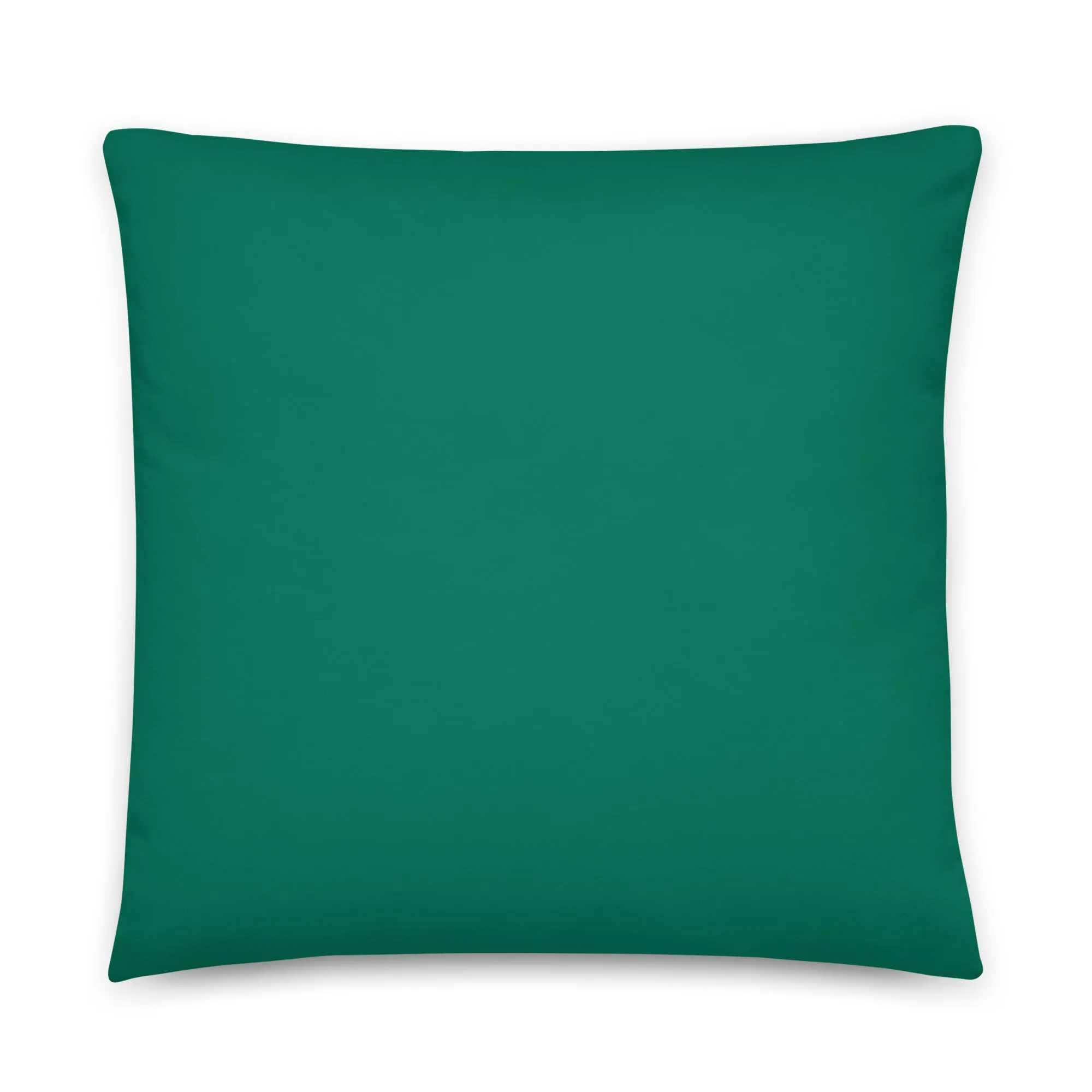 Hummingbird Woman Sends Her Prayers - Green Pillow