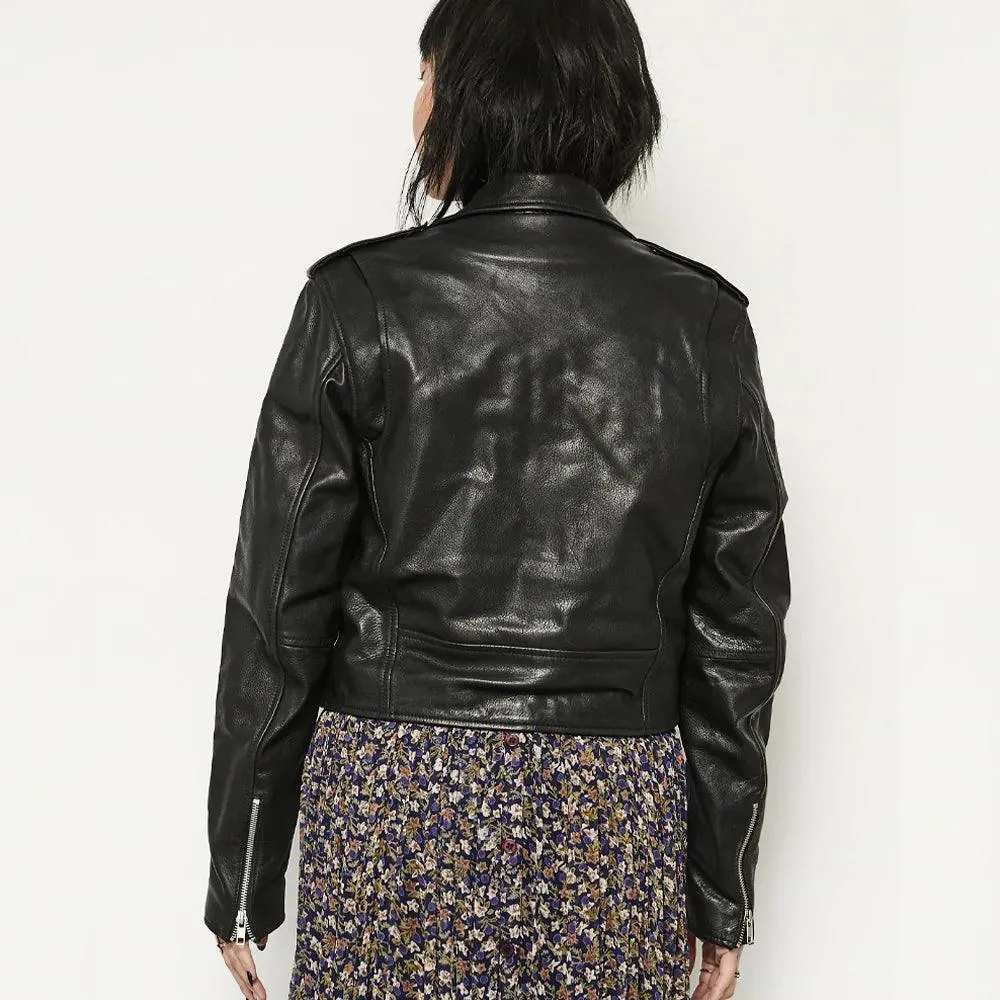 Imogen Motorcycle Leather Jacket by First MFG