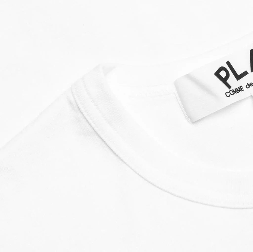 Kid's Black Emblem T-Shirt - White