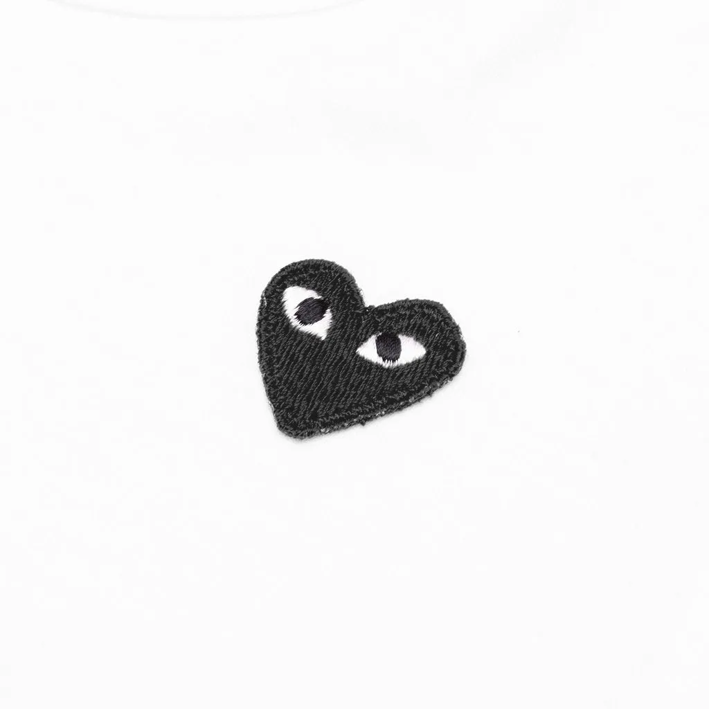 Kid's Black Emblem T-Shirt - White