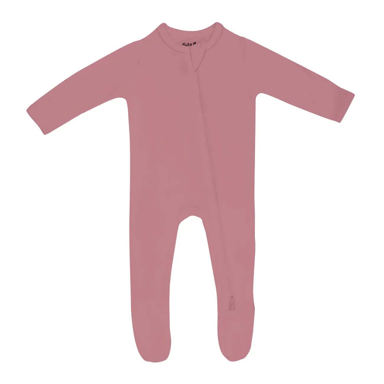 Kyte Baby - Zippered Footie in Dusty Rose