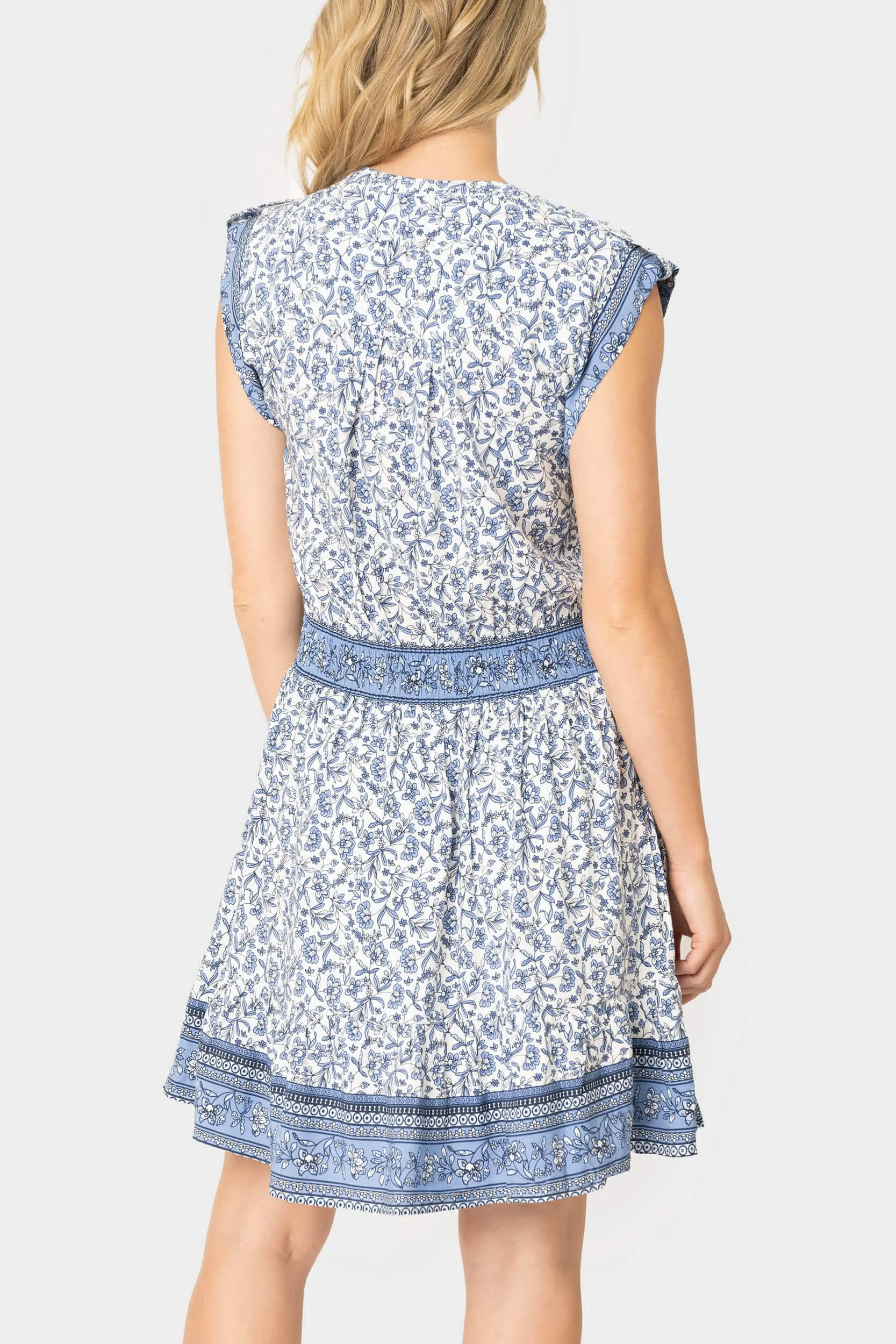 Lindsey Border Dress