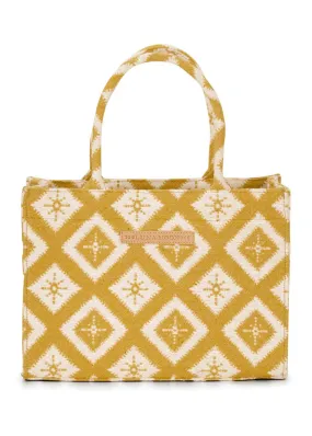 Luna Moon Rue Rivoli Mid Tote - Ochre Yellow