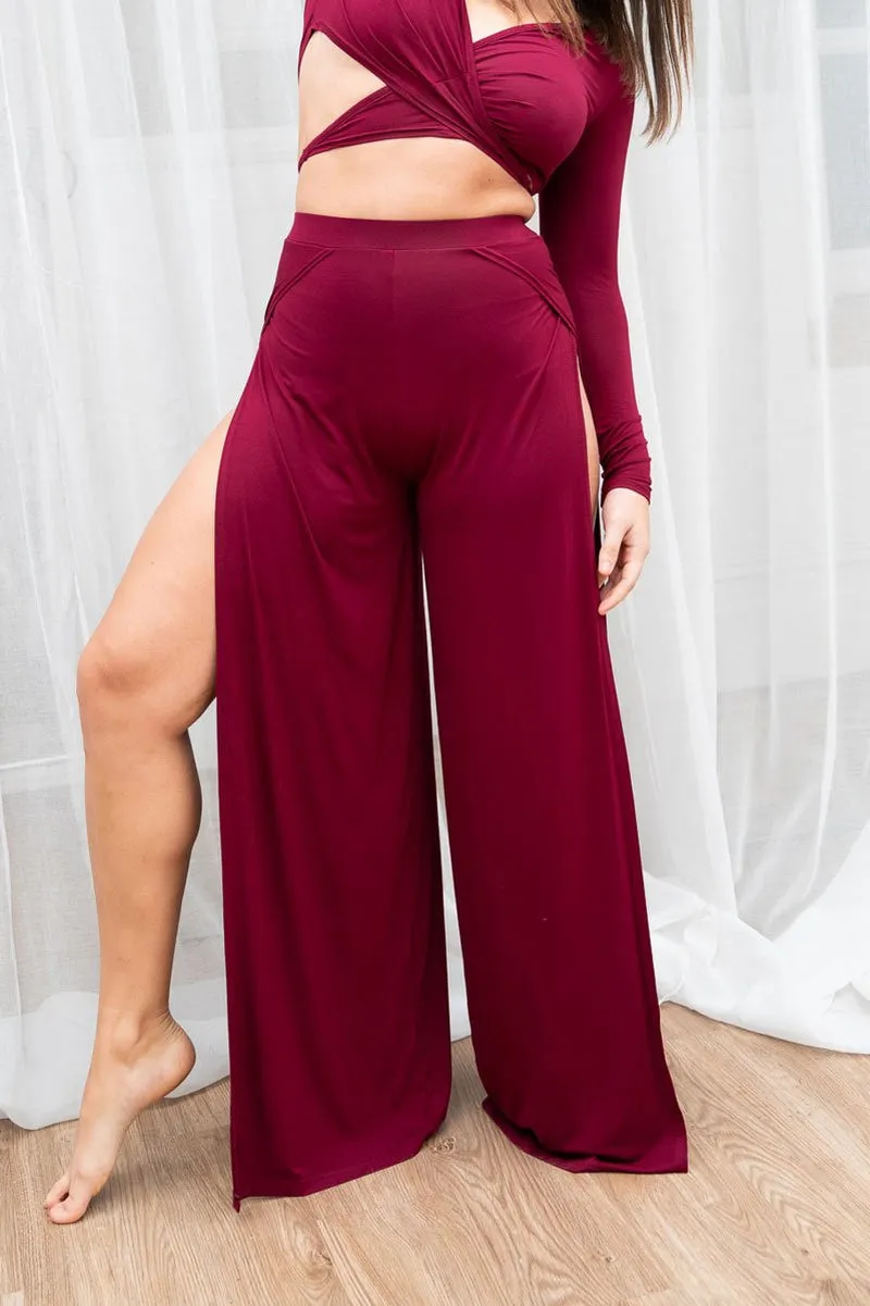 Lunalae Aster Pants - Wine