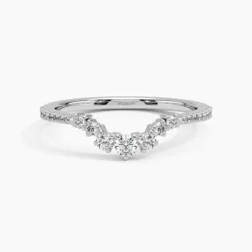 Luxe Aria Contoured Wedding Band Ring - LR106