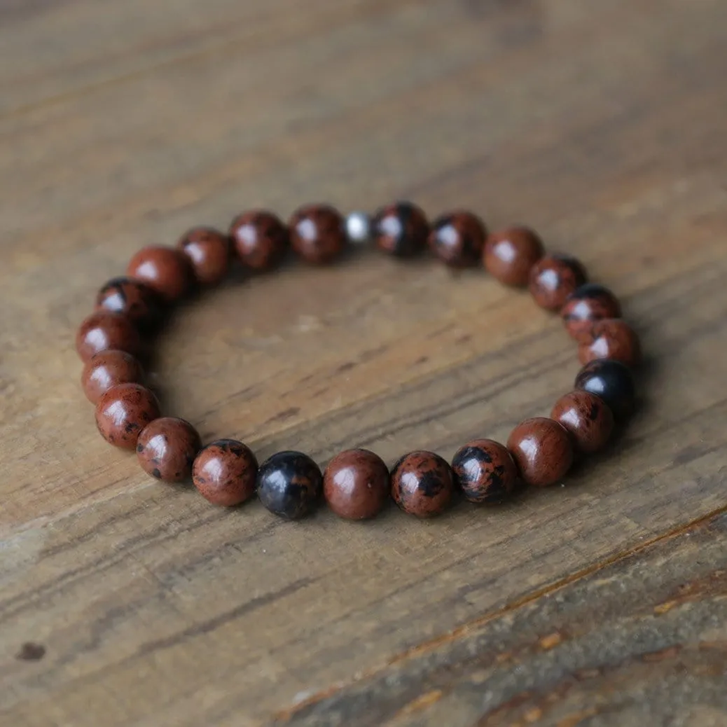 Mahogany Jasper Men's Bracelet