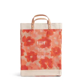 Market Bag in Bloom by Liesel Plambeck