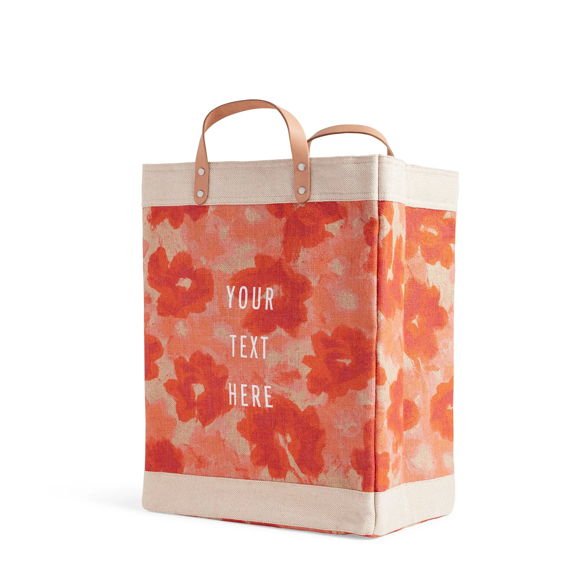 Market Bag in Bloom by Liesel Plambeck