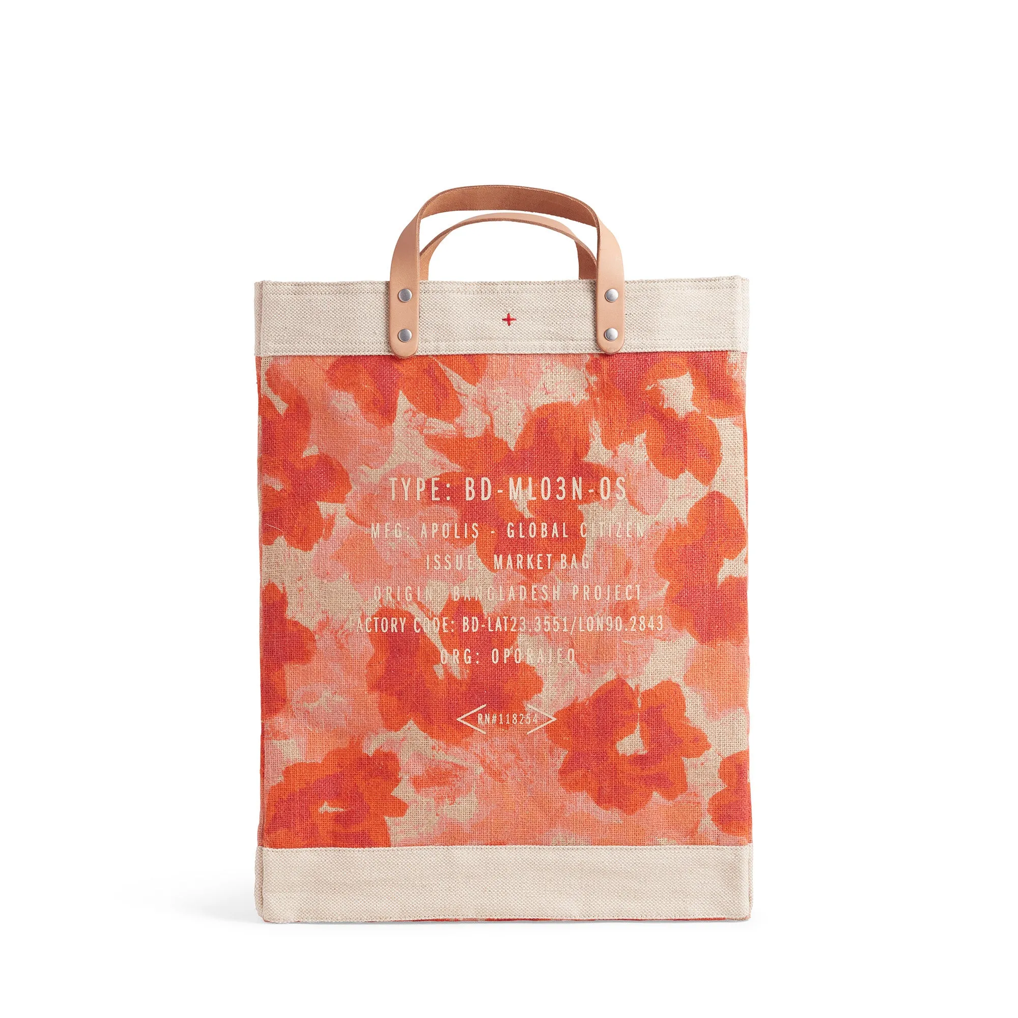 Market Bag in Bloom by Liesel Plambeck