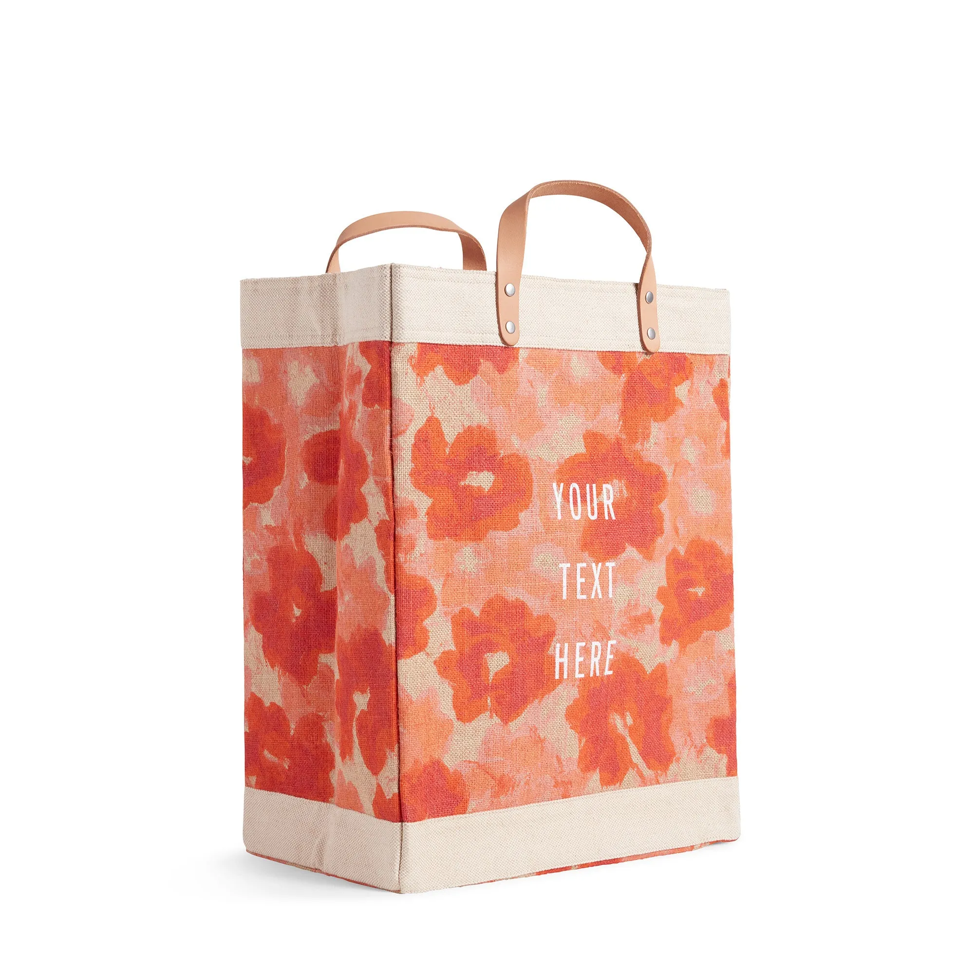 Market Bag in Bloom by Liesel Plambeck