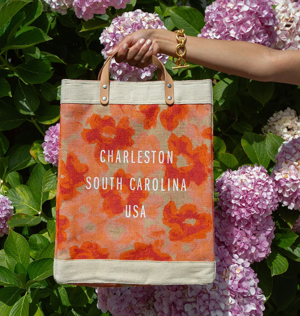 Market Bag in Bloom by Liesel Plambeck