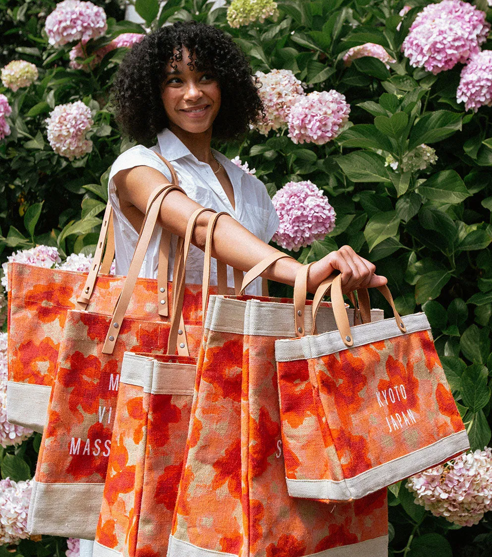 Market Bag in Bloom by Liesel Plambeck