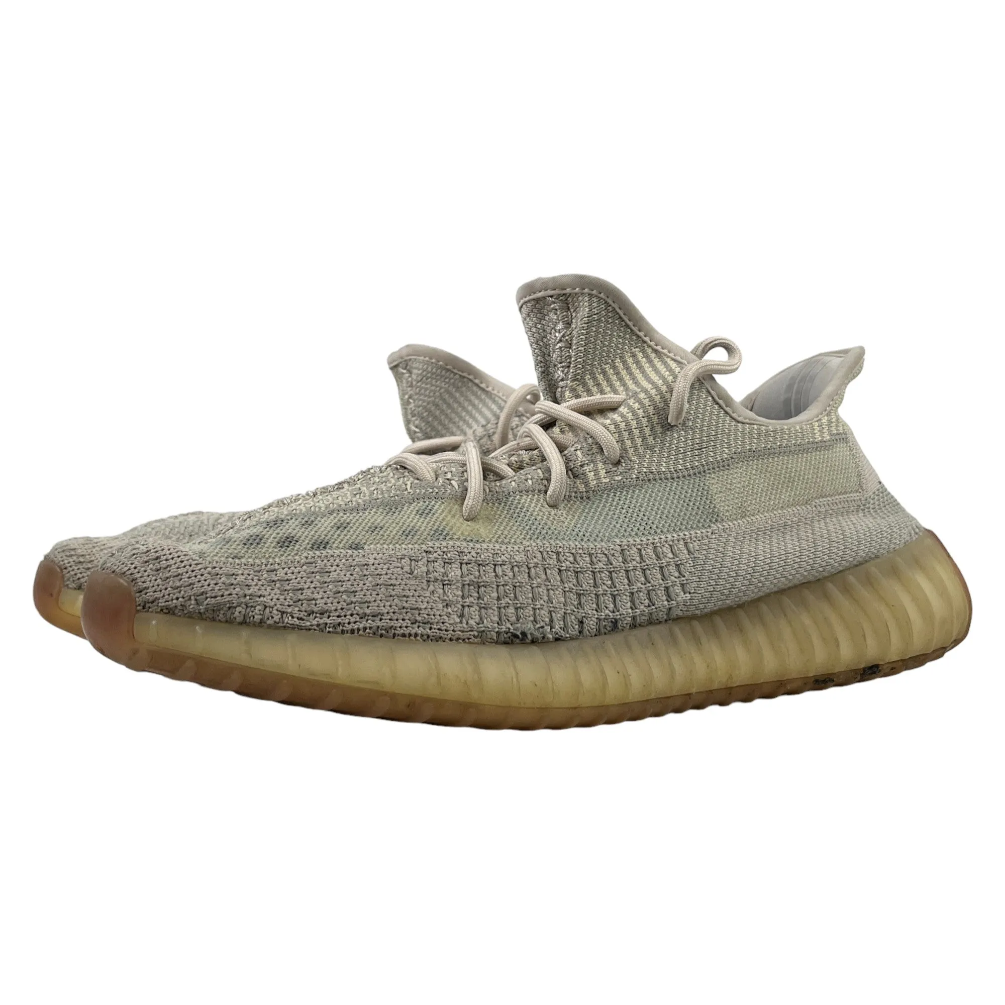 Men's 350 Boost V2 Citrin Low Trainers Green Size EU 45 / UK 11