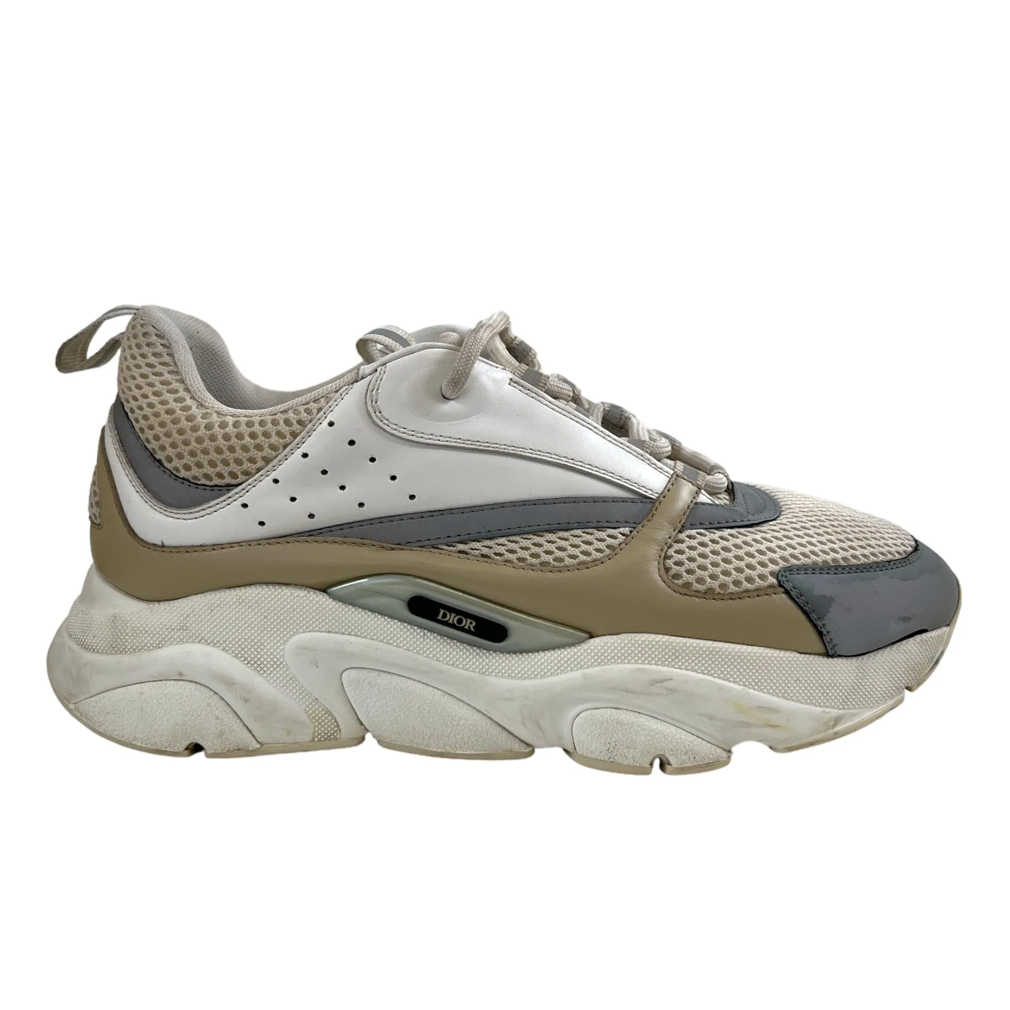 Men's B22 Technical Mesh Low Trainers Beige Size EU 42.5 / UK 8.5