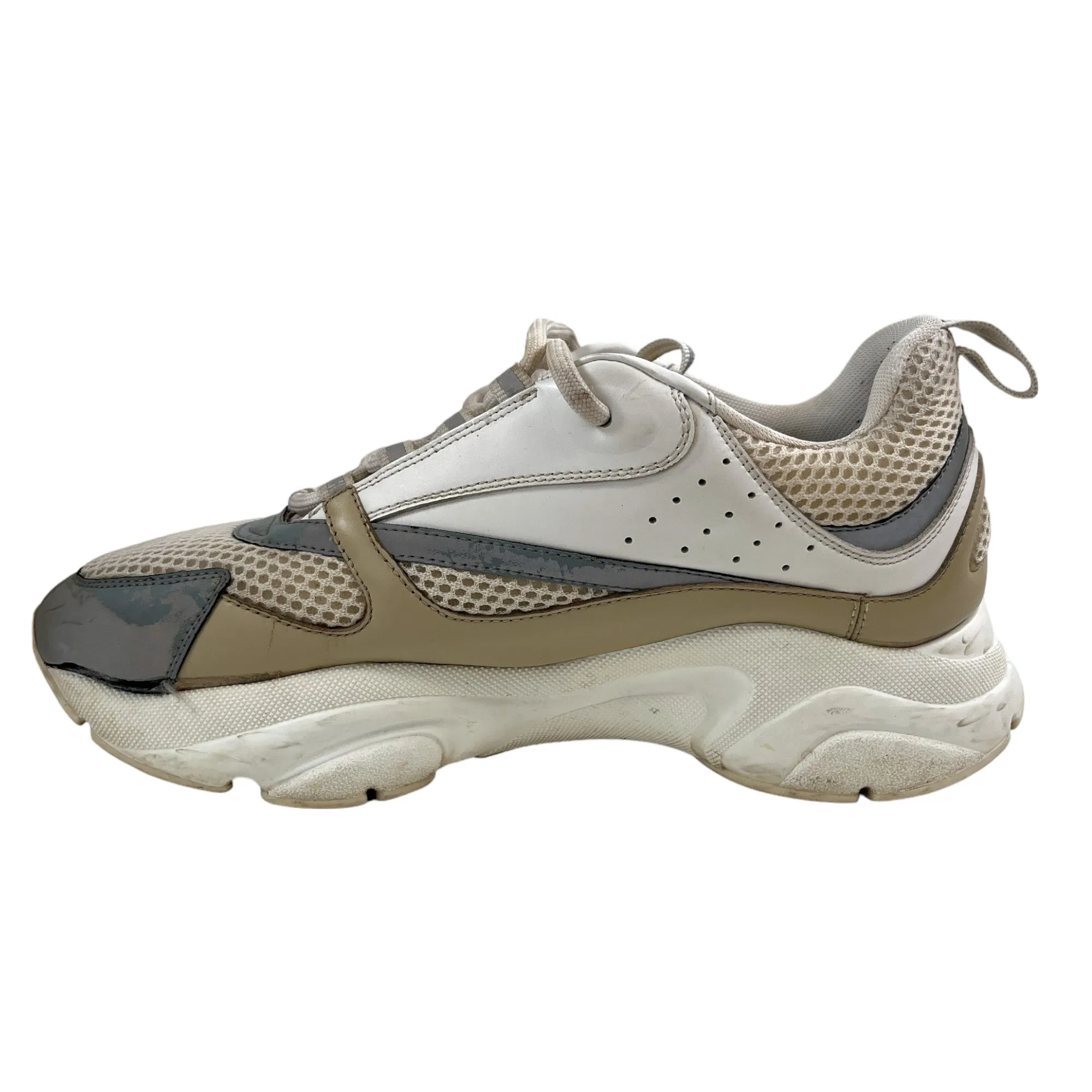 Men's B22 Technical Mesh Low Trainers Beige Size EU 42.5 / UK 8.5