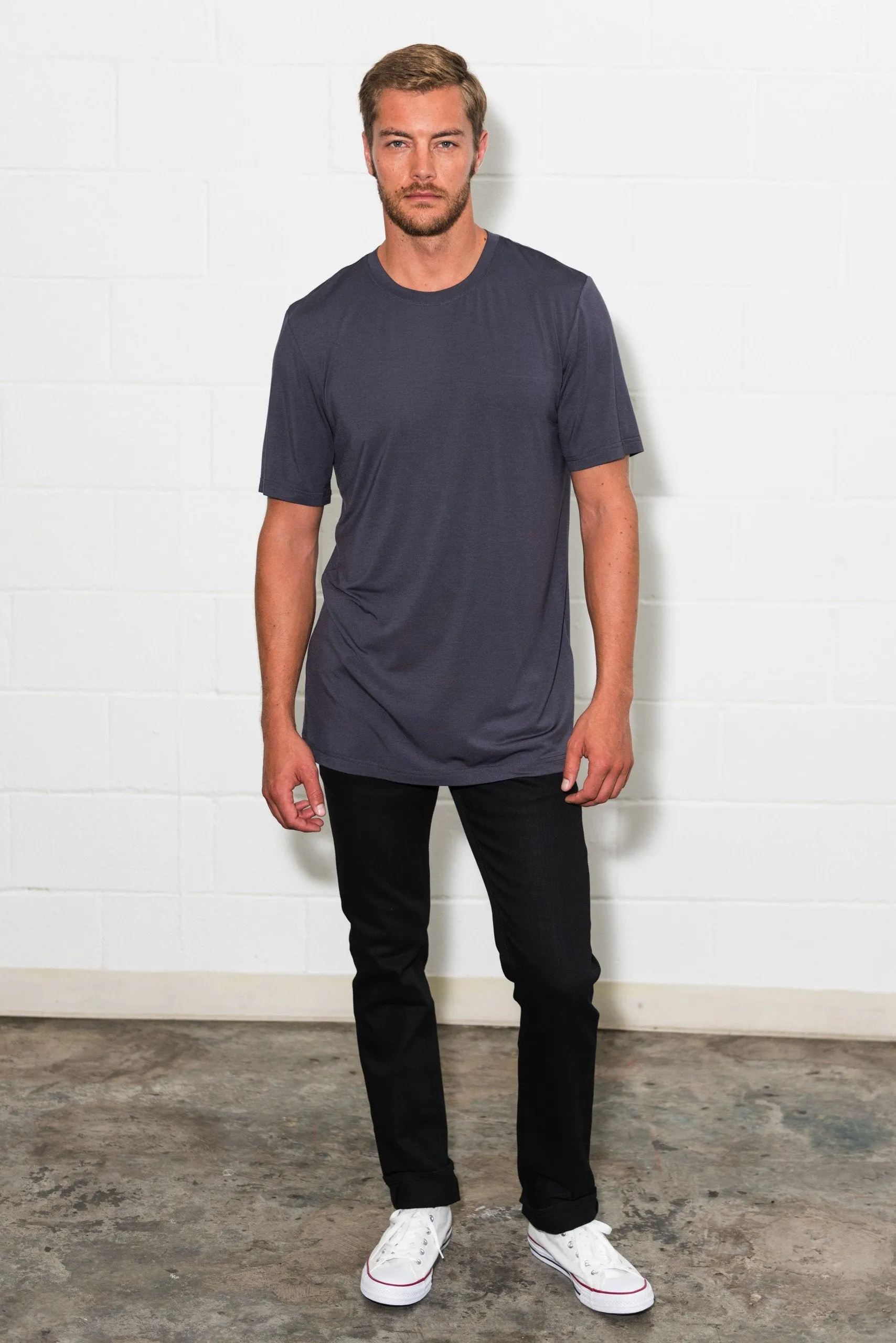 Men's Modal Oversized Crew Tee