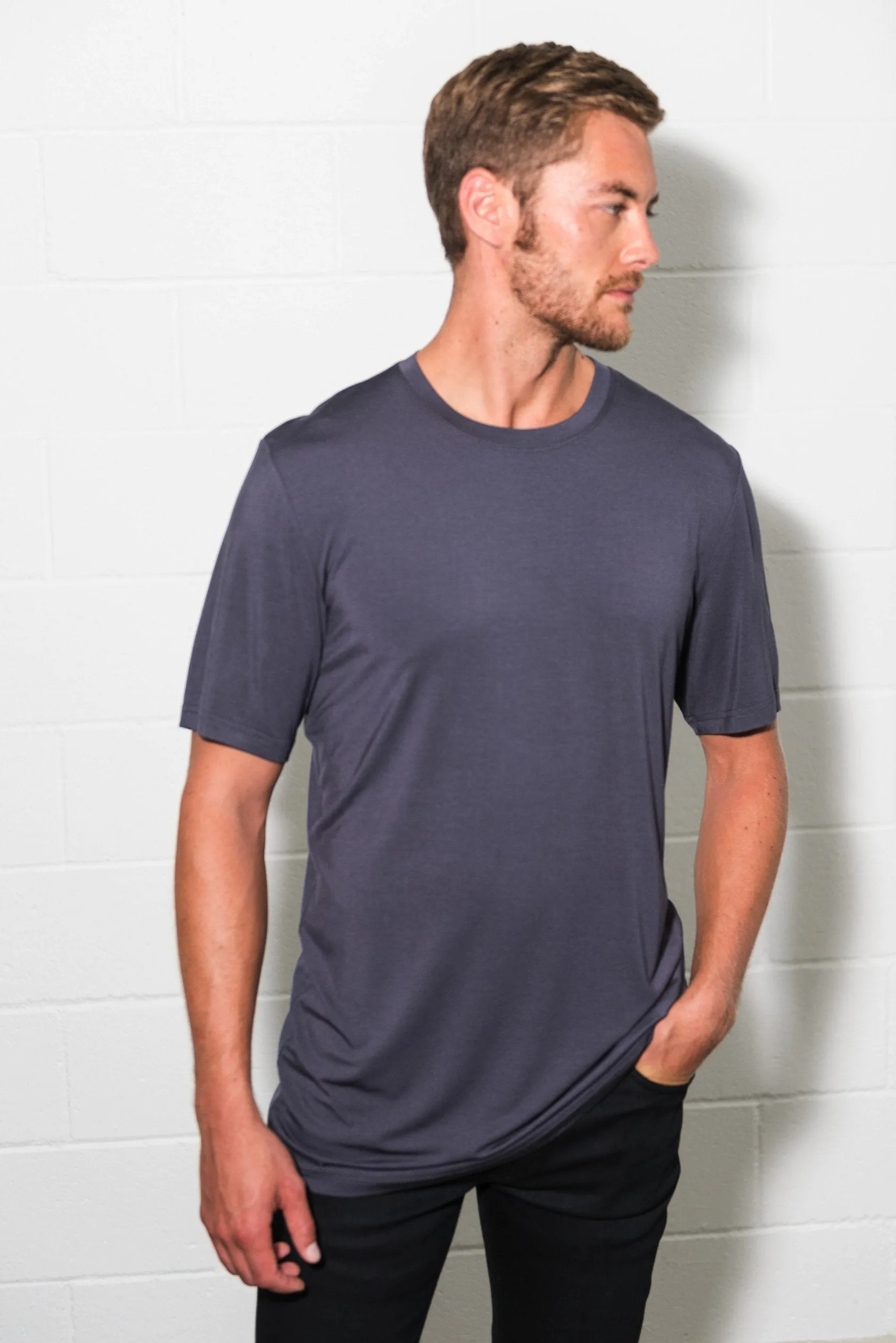 Men's Modal Oversized Crew Tee