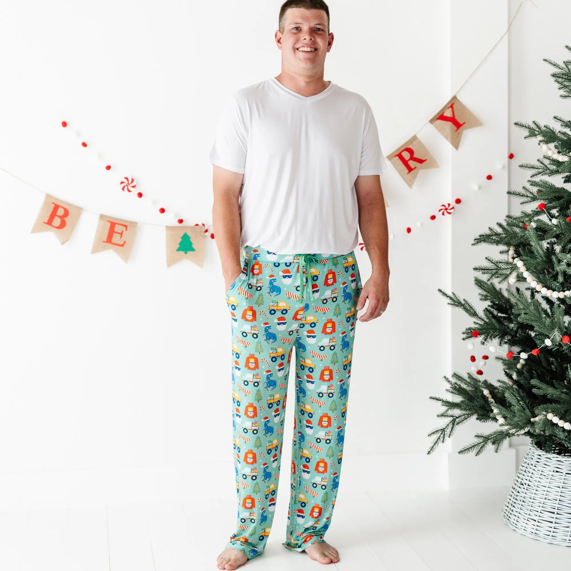 Merry-Rexmas Mens Lounge Pants