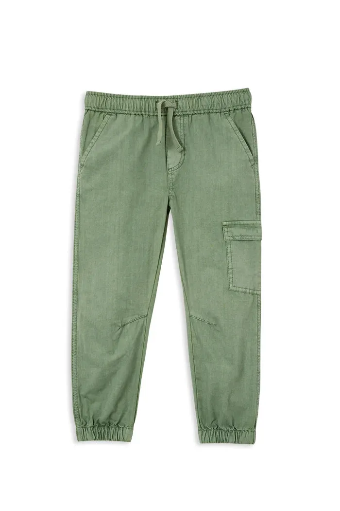 Milky Green Cargo Pant