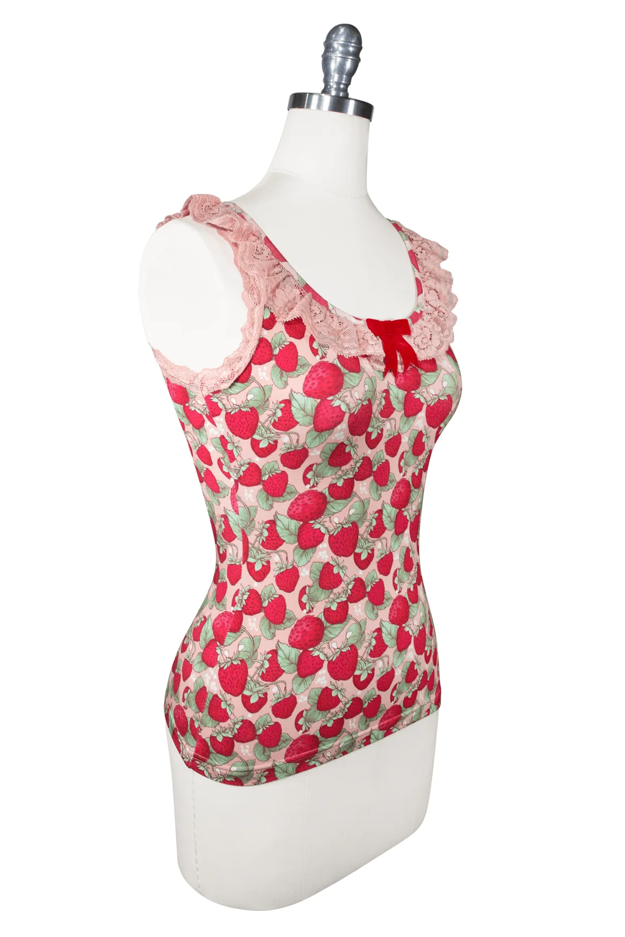 Miss Strawberry Pageant Follies Ruffle Camisole