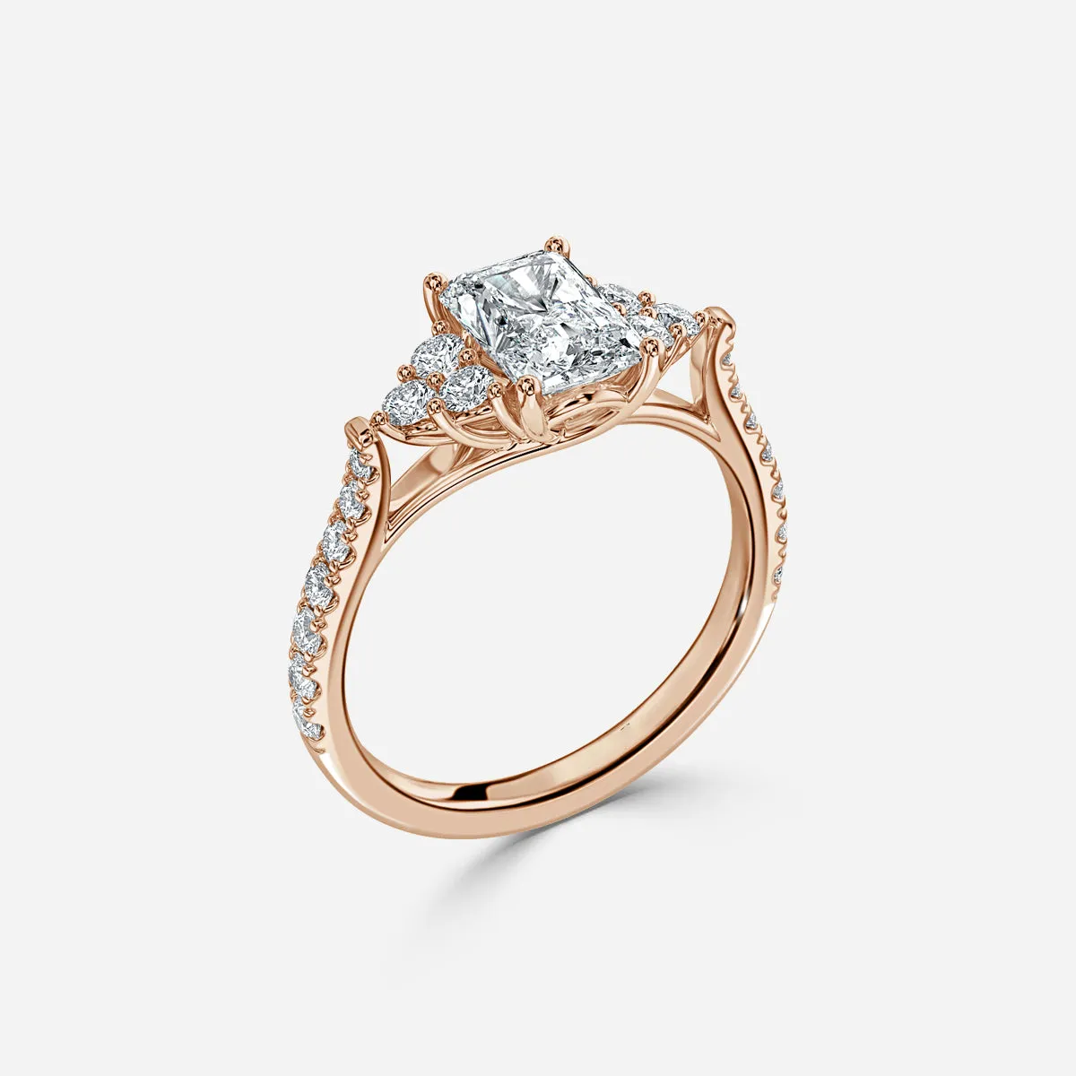 Mithrial Trilogy Engagement Ring [Setting Only] - EC111R