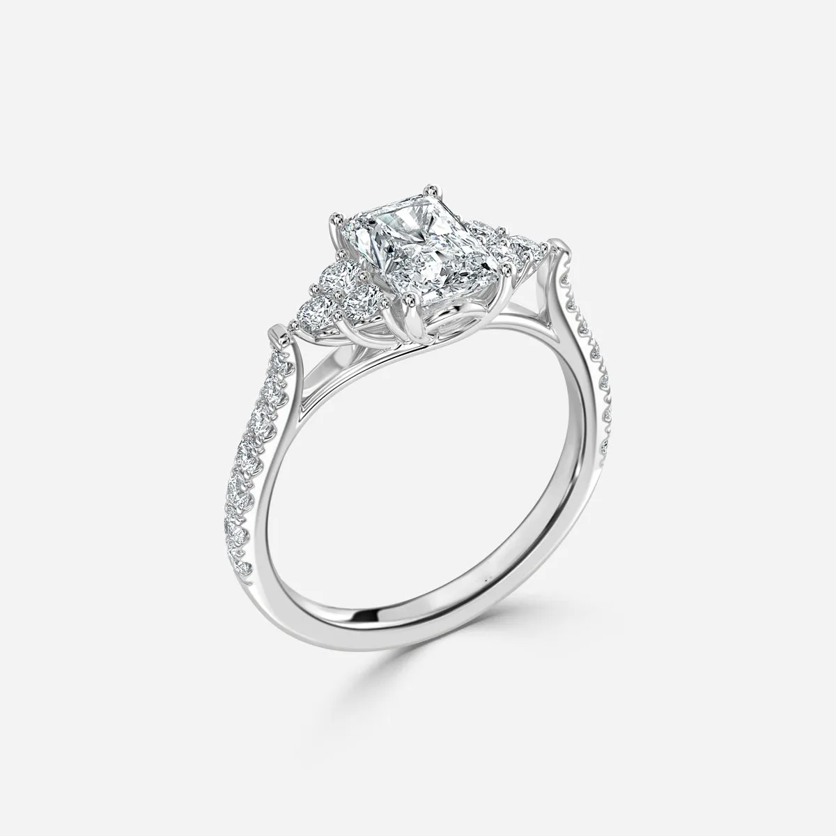 Mithrial Trilogy Engagement Ring [Setting Only] - EC111R