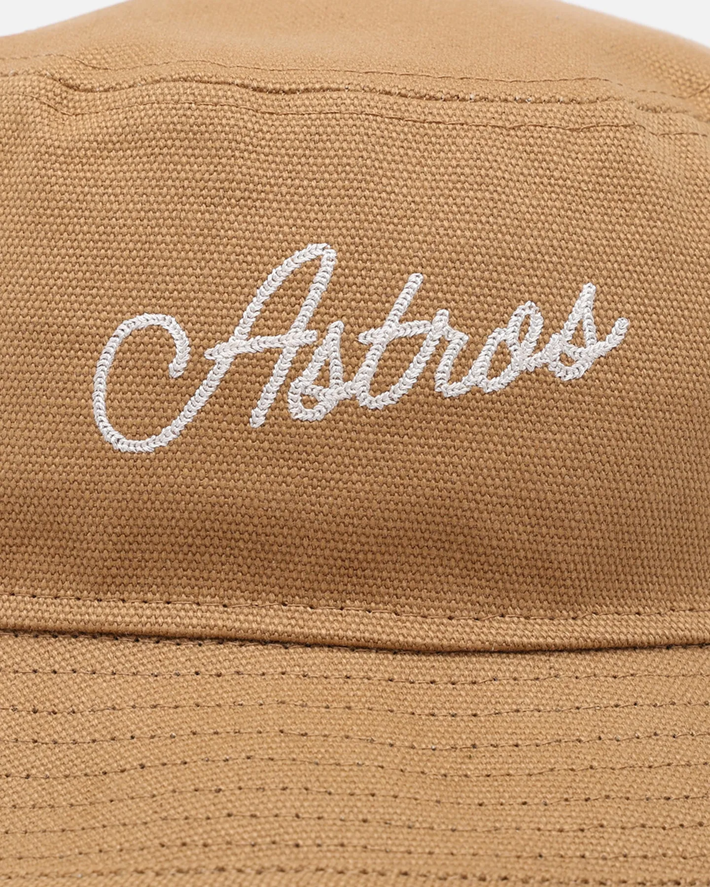 New Era Houston Astros 'Wheat Duck Canvas' Bucket Hat Wheat