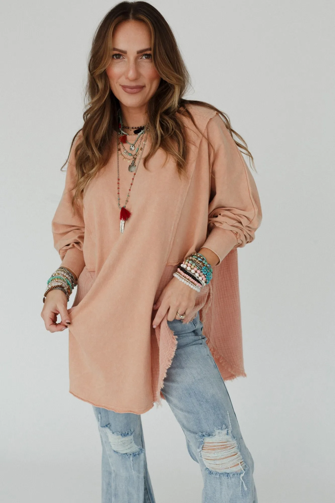 Nothing Better Contrast Top - Camel