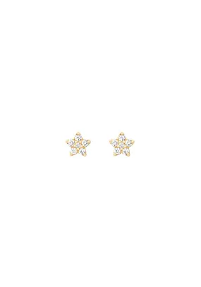 Ole Lynggaard Shooting Star Diamond Stud Earrings | Small