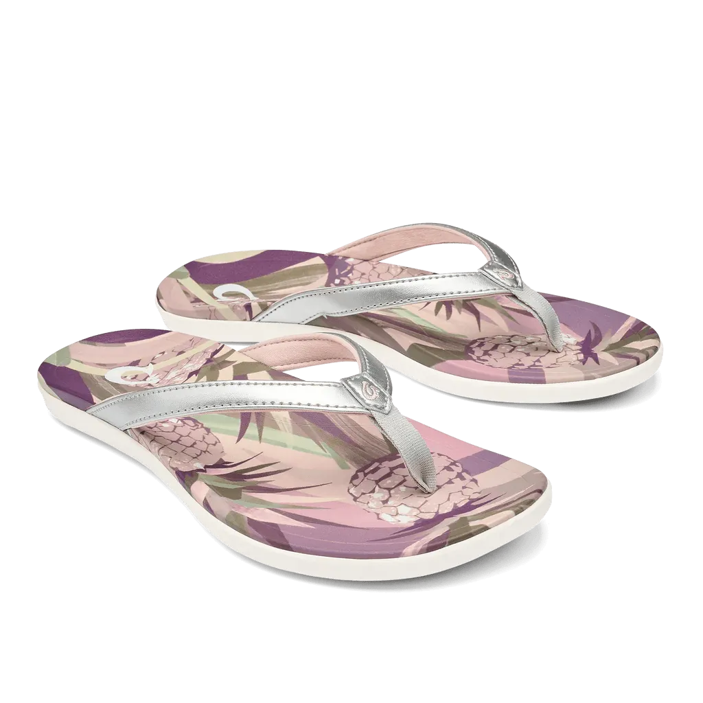 Olukai Women's Ho'opio Hau - Silver/Pineapple