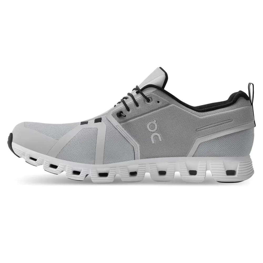 On Men's Cloud 5 Waterproof - Glacier/White