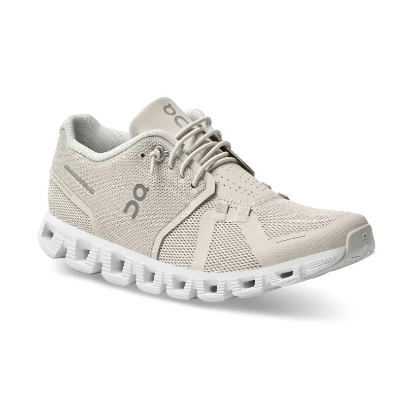 On Women's Cloud 5 Sneaker - Pearl/White