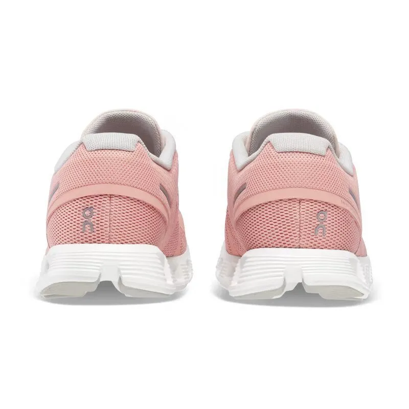 On Women's Cloud 5 Sneaker - Rose/Shell