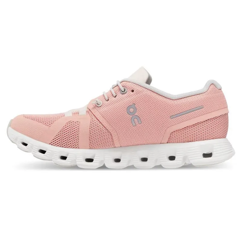 On Women's Cloud 5 Sneaker - Rose/Shell