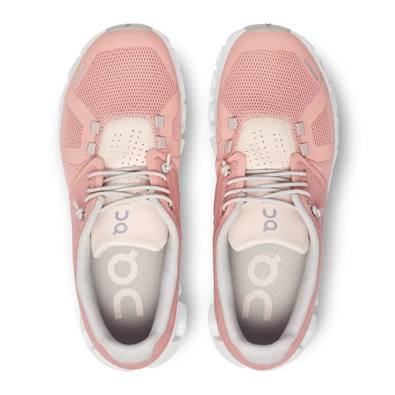 On Women's Cloud 5 Sneaker - Rose/Shell